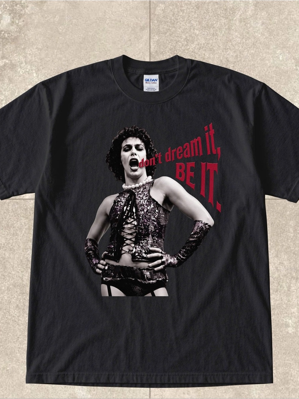 Tim Curry Don't Dream It, BE IT Halloween Graphic T-shirt